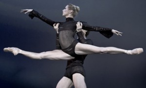 Iana Salenko (with Marian Walter) in Elegie der Herzen. © Nikolai Krusser. (Click image for larger version)