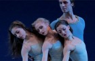 Ask la Cour, Rebecca Krohn, Janie Taylor and Ashley Bouder in Serenade. © Paul Kolnik. (Click image for larger version)