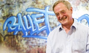 Desmond Kelly at the launch of Ballet Hoo!.Courtesy of Birmingham Royal Ballet ©. (Click image for larger version)