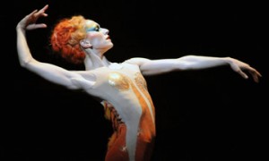 Marianela Nuñez in Liam Scarlett, Will Tuckett and Jonathan Watkins' Diana & Actaeon.© Dave Morgan. (Click image for larger version)