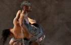 Deborah Brown and Leonard Mickelo in Terrain.© Greg Barrett. (Click image for larger version)