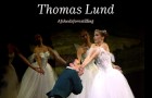 Special programme cover - Thomas Lund and Gudrun Bojesen in La Sylphide.© Huset Mydtskov. (Click image for larger version)
