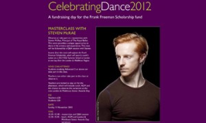 Fundraising day for the Frank Freeman Scholarship fund - poster.© Royal Academy of Dance. (Click image for larger version)