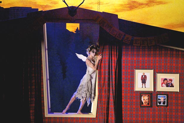 Sophie Martin as the Sylph in <I>Highland Fling</I>.<br />© Andy Ross. (Click image for larger version)