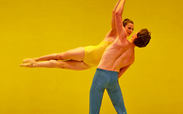 Jane Rehm and Jonathan Dummar in Petal by Helen Pickett.© Keith Sutter. (Click image for larger version)