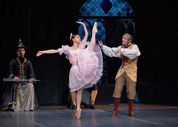 Misa Kuranaga and Boyko Dossev in George Balanchine's <I>Coppélia</I> © The George Balanchine Trust.<br />© Rosalie O'Connor. (Click image for larger version)