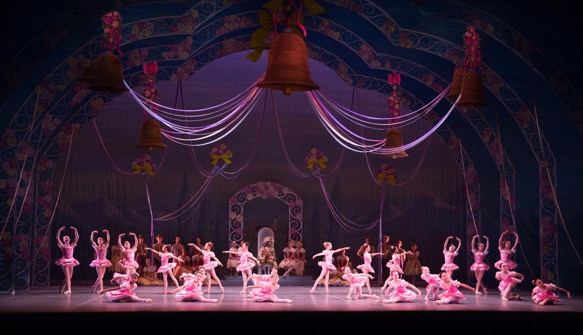Boston Ballet in George Balanchine's Coppélia, © The George Balanchine Trust.© Rosalie O'Connor. (Click image for larger version)