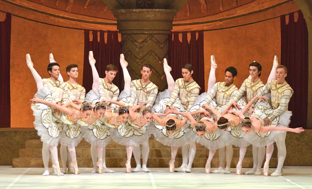 English National Ballet in <I>Raymonda Act III</I>.<br />© Dave Morgan (Click image for larger version)