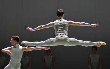 Boston ballet in William Forsythe's The Second Detail.© Dave Morgan. (Click image for larger version)