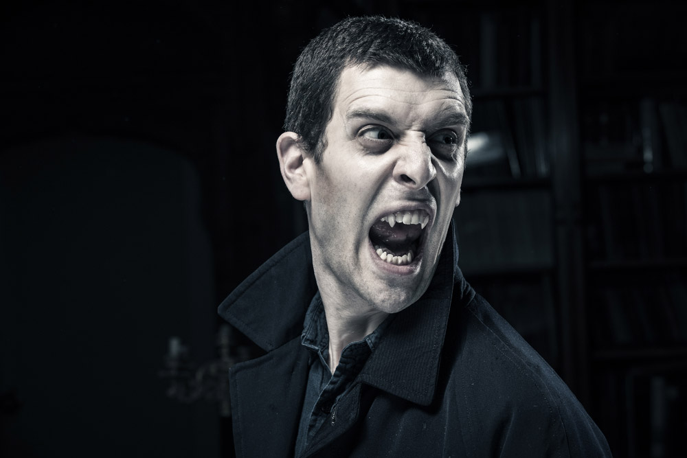 Jonathan Goddard as Dracula.© Colin Hawkins. (Click image for larger version)