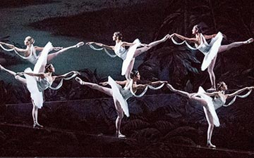 Boston Ballet in La Bayadere.© Gene Schiavone. (Click image for larger version)