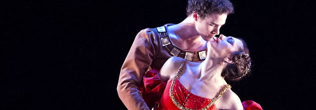 Veronika Part and Cory Stearns in <I>The Moor's Pavane</I>.<br />© Gene Schiavone. (Click image for larger version)