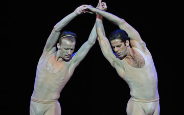 Denis Matvienko and Marcelo Gomes in Morel et Saint-Loup (from Proust).© Dave Morgan. (Click image for larger version)
