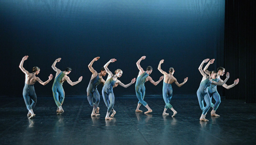 Northern Ballet in Hans van Manen's <I>Concertante</I>.<br />© Dave Morgan. (Click image for larger version)