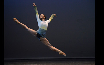 Michaela DePrince in George Williamson's Dawn Dances.© Dave Morgan. (Click image for larger version)