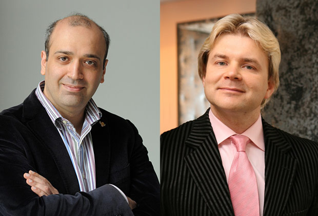 Georgy Isaakyan and Andris Liepa.<br />© Georgy Isaakyan and Andris Liepa. (Click image for larger version)