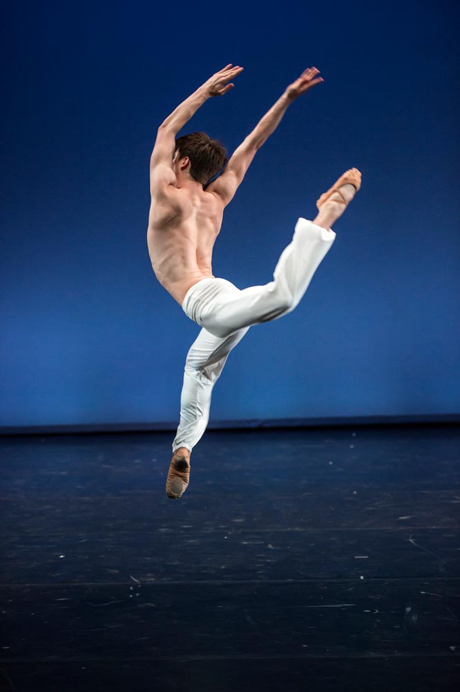 Calvin Richardson in <I>The Dying Swan</I>.<br />© Bill Cooper. (Click image for larger version)