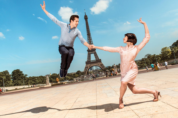 Leanne Cope and Robert Fairchild - publicity shot for <I>An American in Paris</I>.<br />© Angela Sterling. (Click image for larger version)