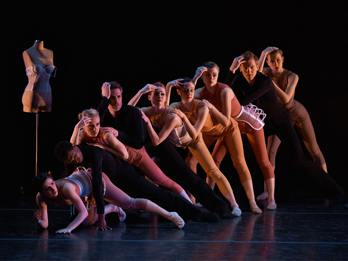 Ballet Memphis in Gabrielle Lamb's I Am A Woman: Moult.© Ari Denison. (Click image for larger version)