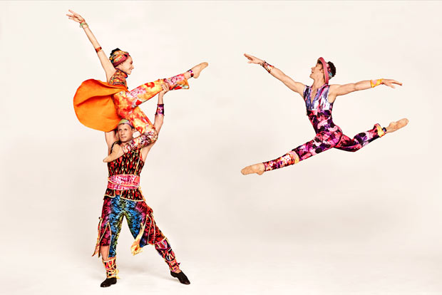 Amy Ruggiero, John Selya and Ron Todorowski in <I>Yowzie</I> publicity image.<br />© Ruven Afanador. (Click image for larger version)