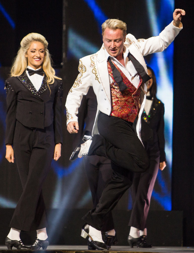 Michael Flatley in Lord of the Dance.© Brian Doherty for Rapa Investments. (Click image for larger version)