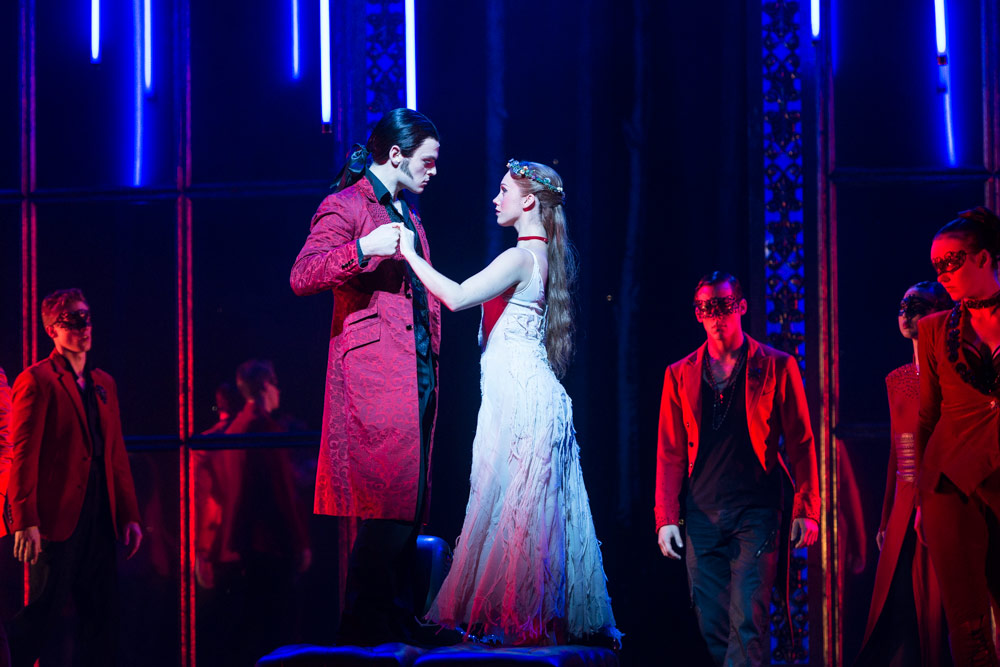 Ashley Shaw and Adam Maskell in Sleeping Beauty.© Foteini Christofilopoulou. (Click image for larger version)