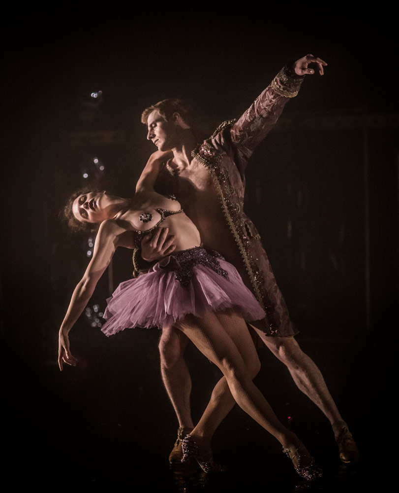 Laura Careless and Steven Trumon Gray in Nutcracker Rouge.© Mark Shelby Perry. (Click image for larger version)