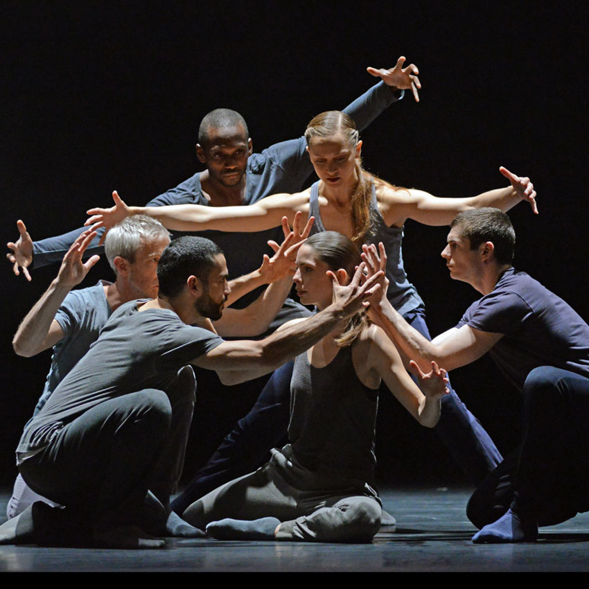 Crystal Pite and Jonathon Young's <I>Betroffenheit</I>.<br />© Dave Morgan. (Click image for larger version)