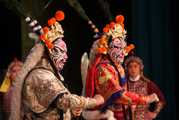 China National Peking Opera Company in <I>The General & The Prime Minister</I>.<br />© China National Peking Opera Company. (Click image for larger version)