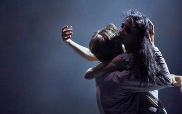 Tamara Rojo and James Streeter in Akram Khan's Giselle.© Laurent Liotardo. (Click image for larger version)