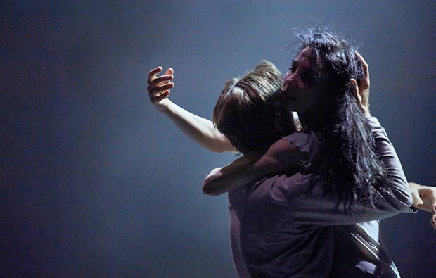 Tamara Rojo and James Streeter in Akram Khan's <I>Giselle</I>.<br />© Laurent Liotardo. (Click image for larger version)
