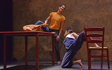 Marivi Da Silva and Antonette Dayrit in Carlos Pons Guerra's Young Man!.© Dave Morgan. (Click image for larger version)