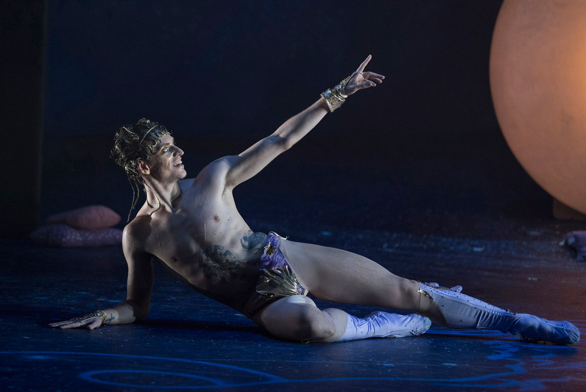 Sergei Polunin in Narcissus and Echo.© Alastair Muir. (Click image for larger version)