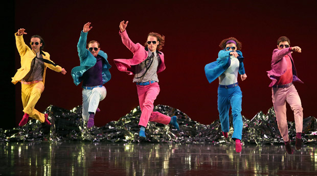 Mark Morris Dance Group in <I>Pepperland</I>.<br />© Gareth Jones. (Click image for larger version)