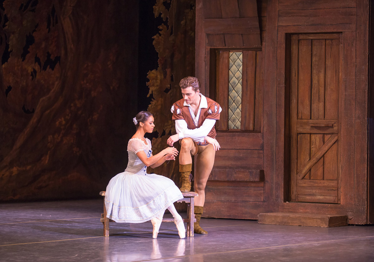 Misty Copeland and Alban Lendorf in Giselle.© Khalid Al-Busaidi. (Click image for larger version)
