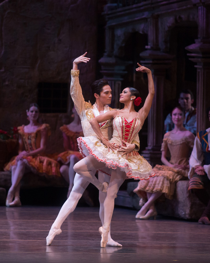 Misty Copeland and Jeffrey Cirio in Don Quixote.© Rosalie O'Connor. (Click image for larger version)
