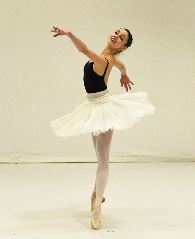Isabella Gasparini during coaching of the Fairy of Joy from Sleeping Beauty.© Dave Morgan. (Click image for larger version)