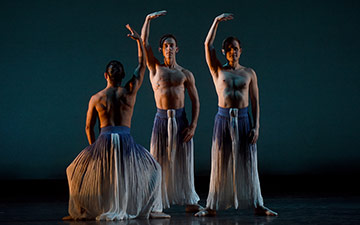 Mark Morris Dance Group in Pacific.© Hilary Schwab. (Click image for larger version)