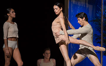 Misty Copeland, Alessandra Ferri and Herman Cornejo in Afterite.© Marty Sohl. (Click image for larger version)