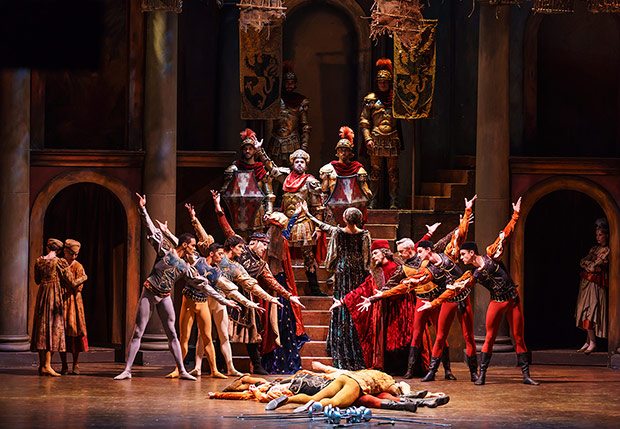 Birmingham Royal Ballet in <I>Romeo and Juliet</I>.<br />© Bill Cooper. (Click image for larger version)