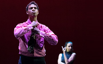 Carlos Acosta in Rooster.© Foteini Christofilopoulou. (Click image for larger version)