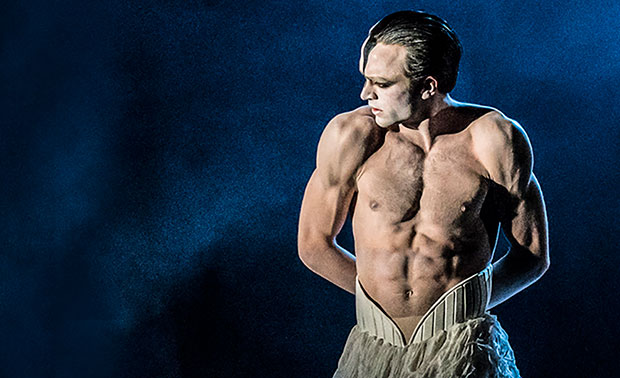 Matthew Ball in <I>Swan Lake</I>.<br />© Johan Persson. (Click image for larger version)