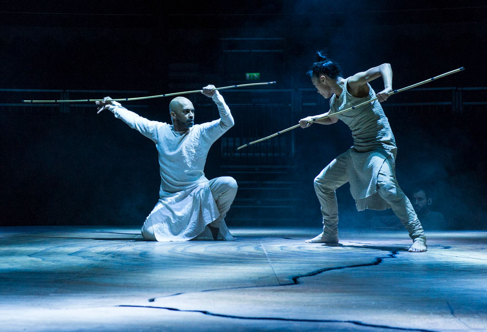 Akram Khan and Christine Joy Ritter in Until the Lions.© Foteini Christofilopoulou. (Click image for larger version)