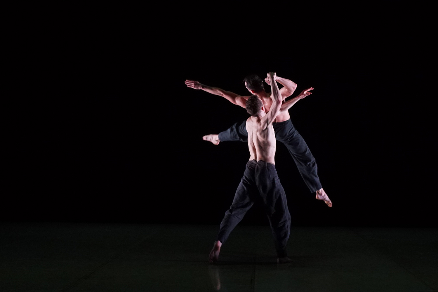 BalletBoyz in Christopher Wheeldon's <I>Us</I>.<br />© George Piper. (Click image for larger version)