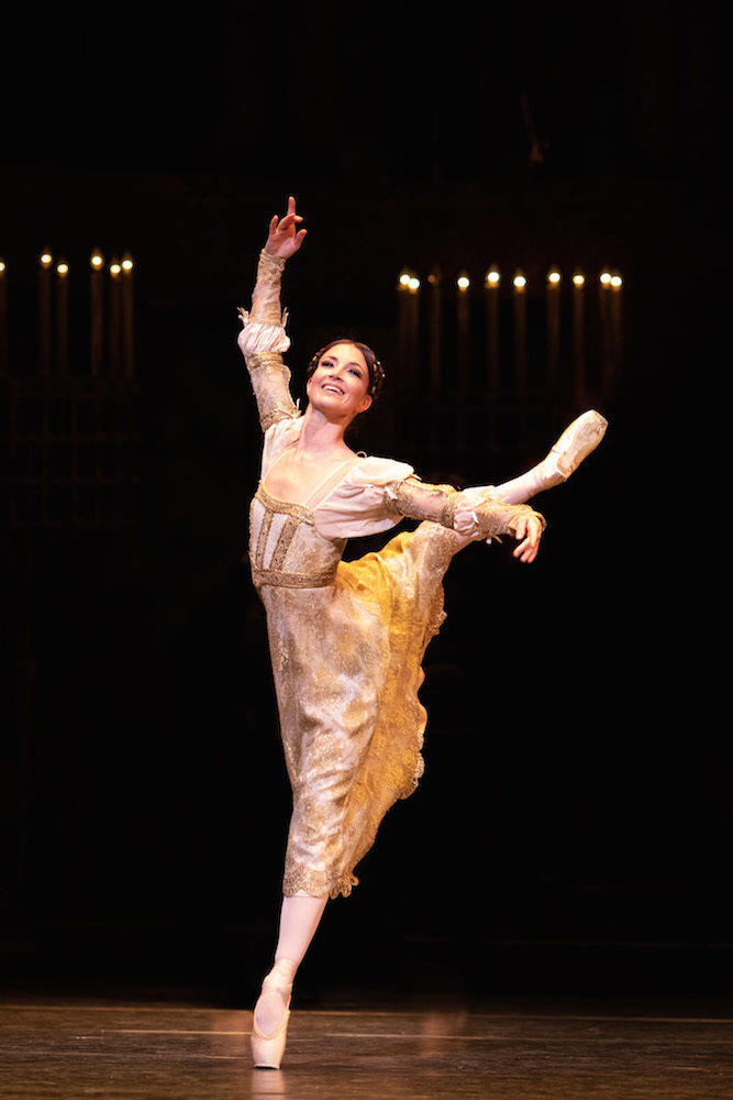 Lauren Cuthbertson in <I>Romeo and Juliet</I>.<br />© Helen Maybanks. (Click image for larger version)