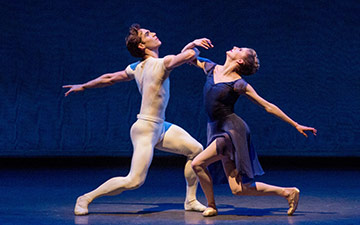 Sterling Hyltin and Gonzalo Garcia in Jerome Robbins’ Opus 19/The Dreamer.© Paul Kolnik. (Click image for larger version)