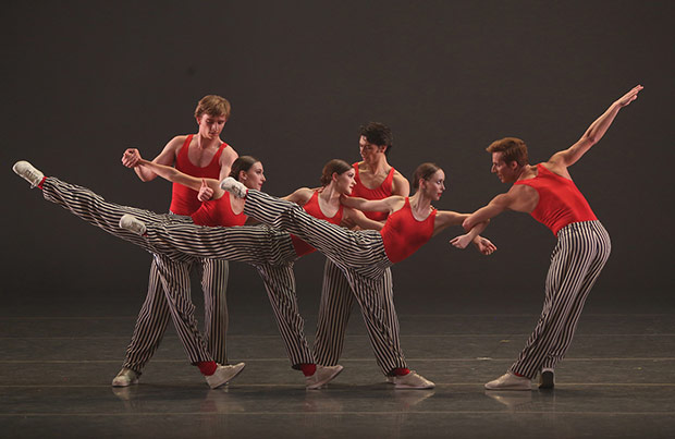 American Ballet Theatre in <I>In the Upper Room</I>.<br />© Marty Sohl. (Click image for larger version)