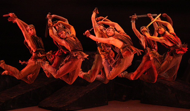 Bolshoi Ballet in Spartacus.© Elena Fetisova. (Click image for larger version)