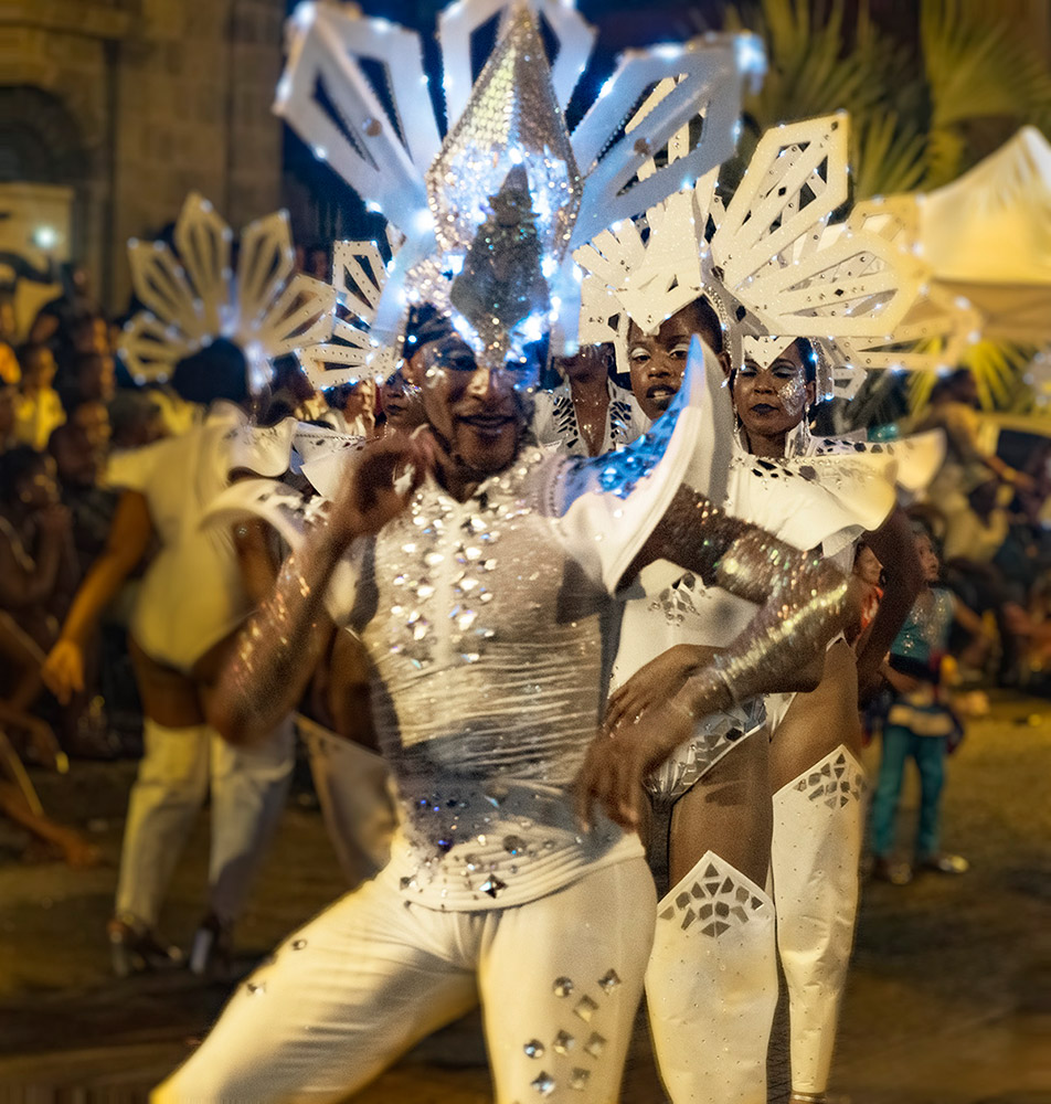 Basse-Terre, Guadeloupe Lundi Gras Carnaval Parade, February 24, 2020.© Don Burmeister. (Click image for larger version)