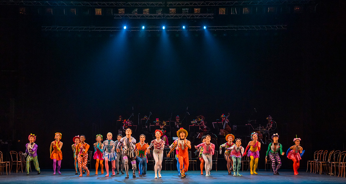3rd Year students in Kenneth MacMillan's Elite Syncopations.© Tristram Kenton. (Click image for larger version)